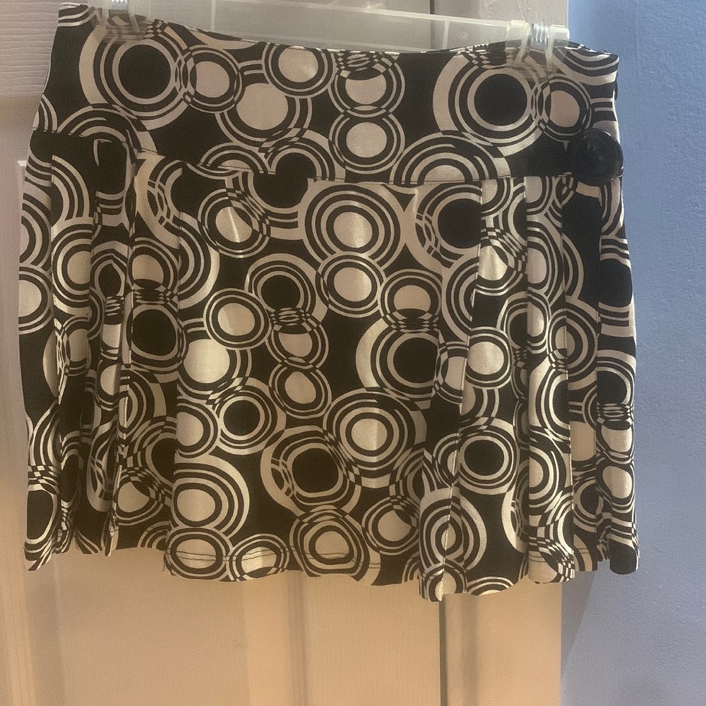 Retro 70s polka dot skirt